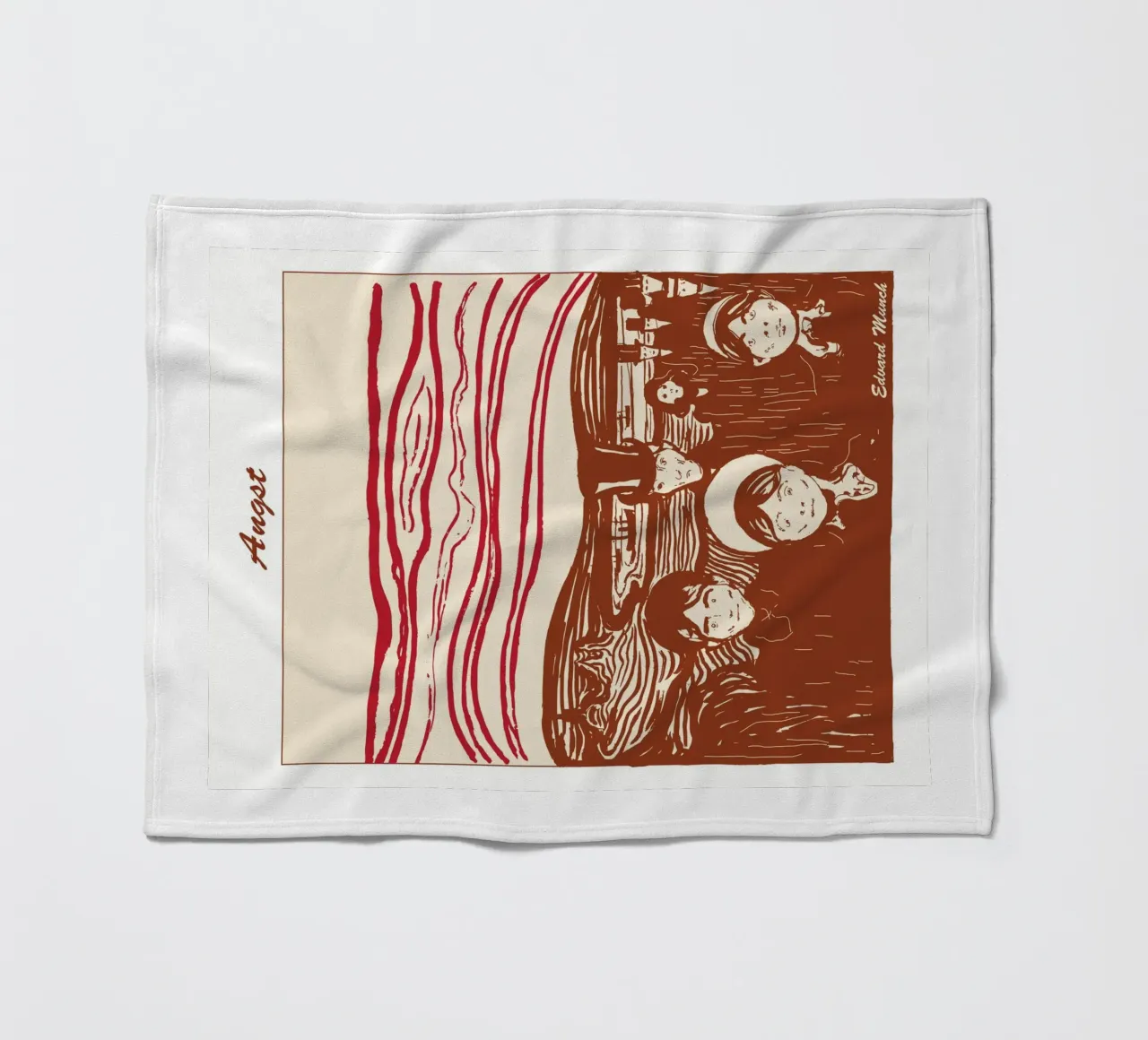 Angst Fleecedecke von Doa Project