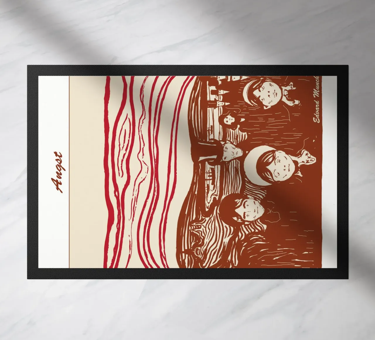 Angst doormat by Doa Project