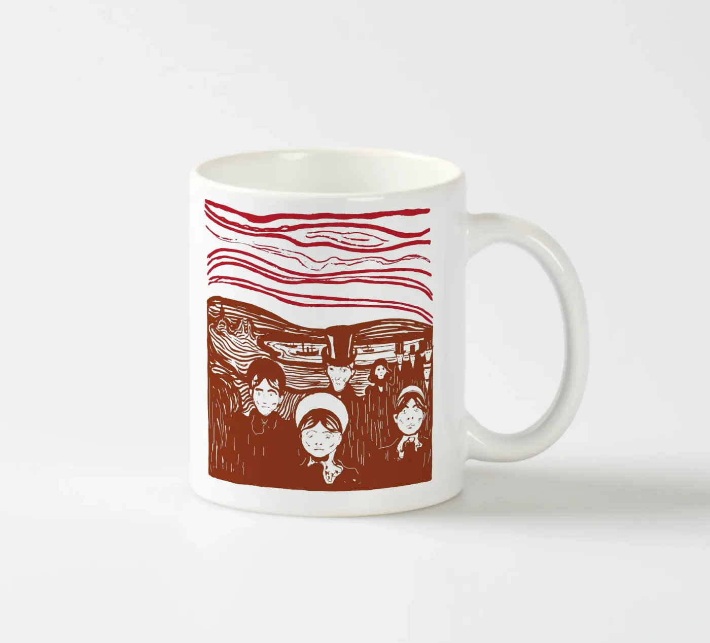 Angst ceramic mug by Doa Project