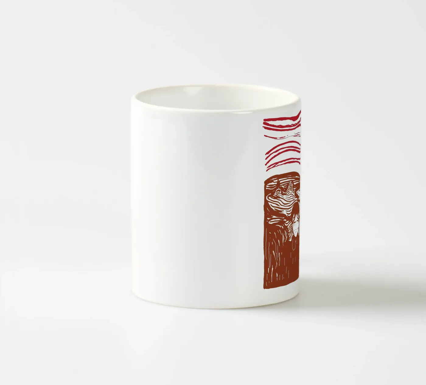 Angst ceramic mug by Doa Project