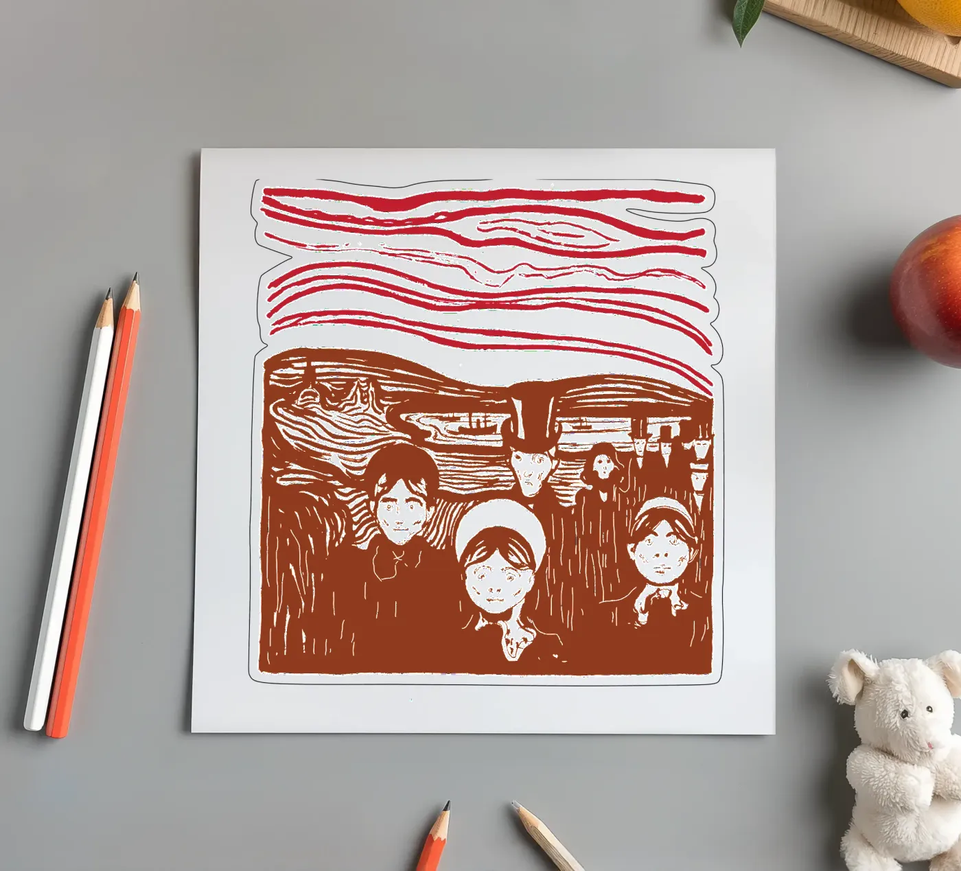 Angst sticker sheet by Doa Project