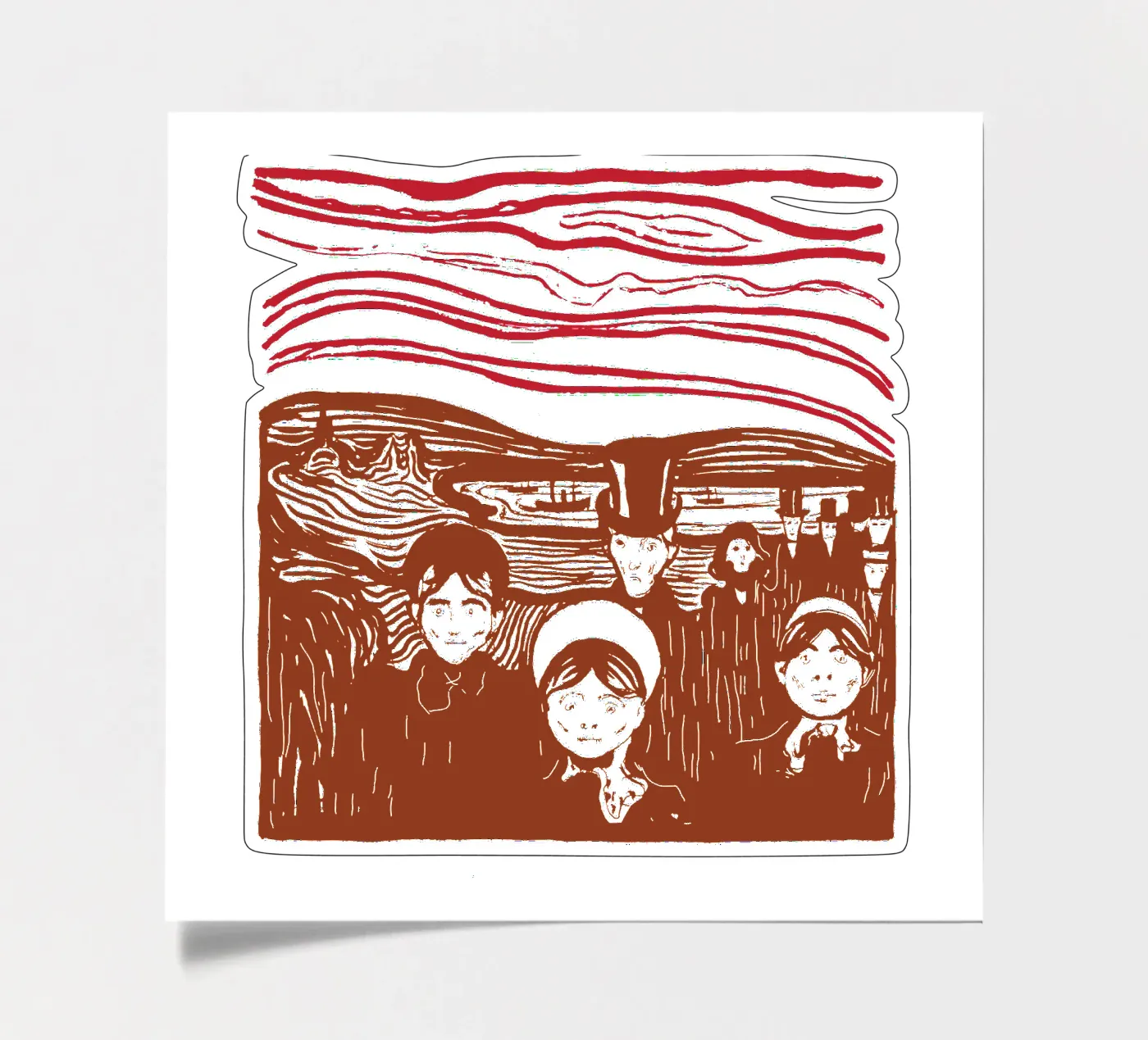 Angst sticker sheet by Doa Project