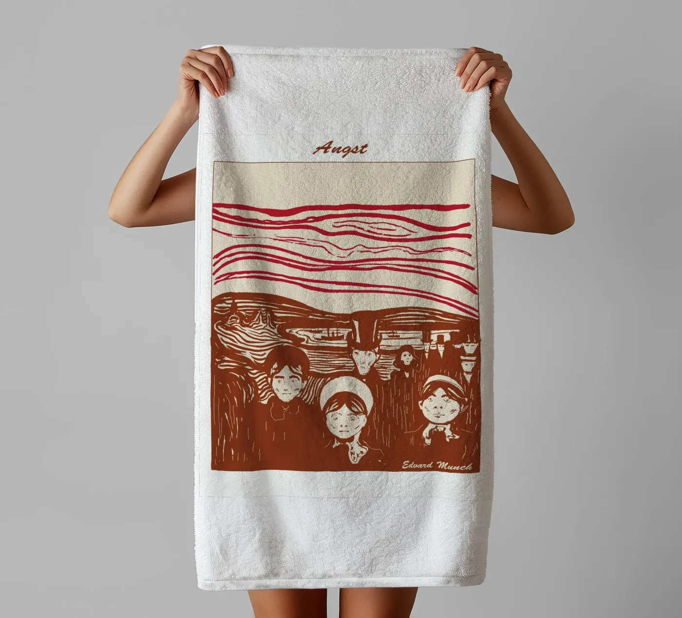Angst badhanddoek van Doa Project