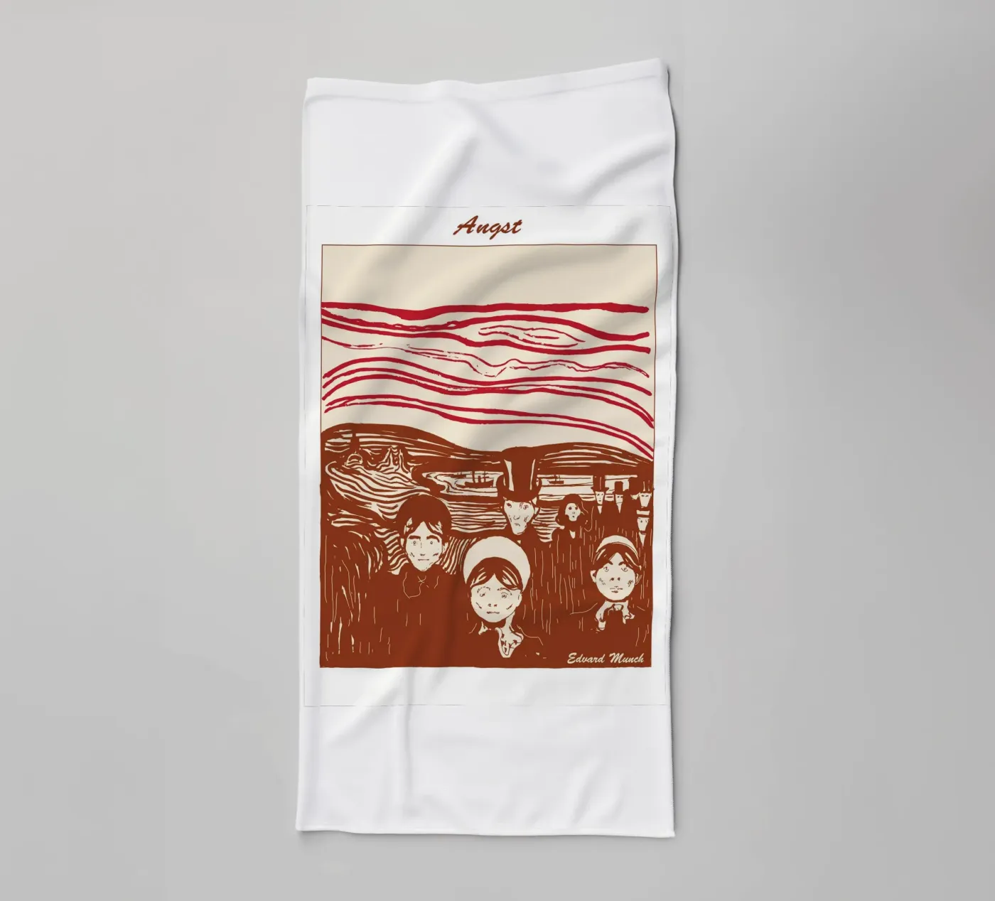 Angst badhanddoek van Doa Project