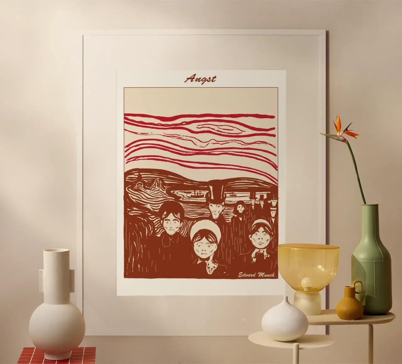 Angst poster van Doa Project