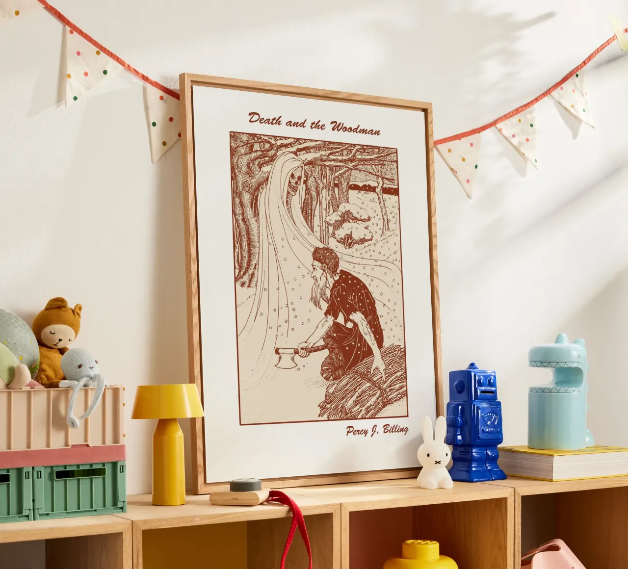 La morte e il boscaiolo plexiglass da Doa Project