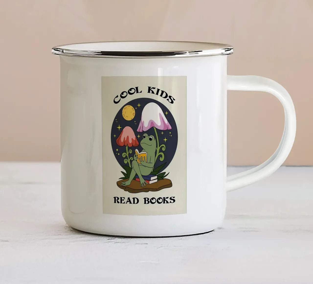 I bambini più belli leggono i libri tazza in smalto da Jasonheeran