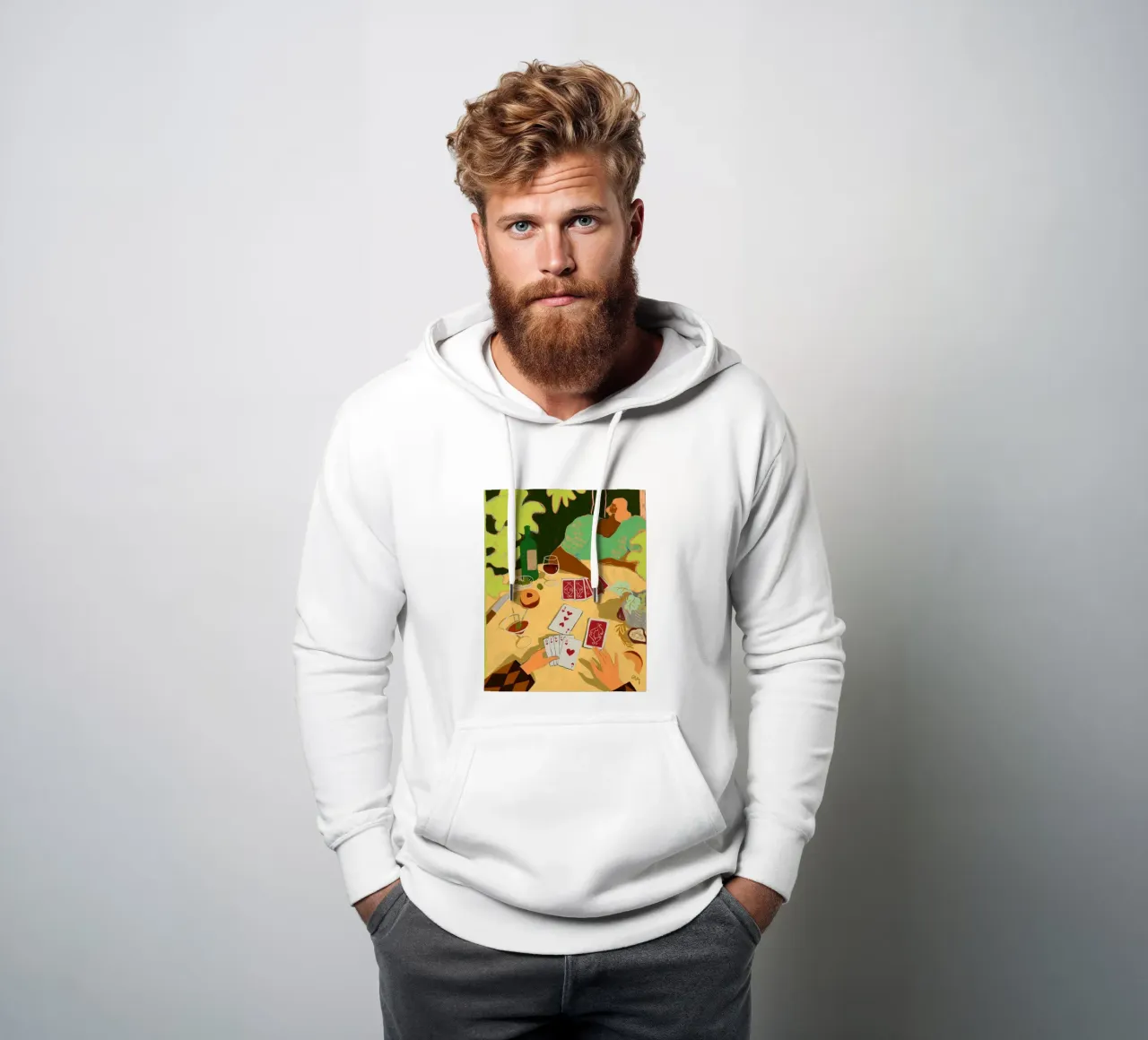 Il gioco della vita felpa con cappuccio da Arty Guava