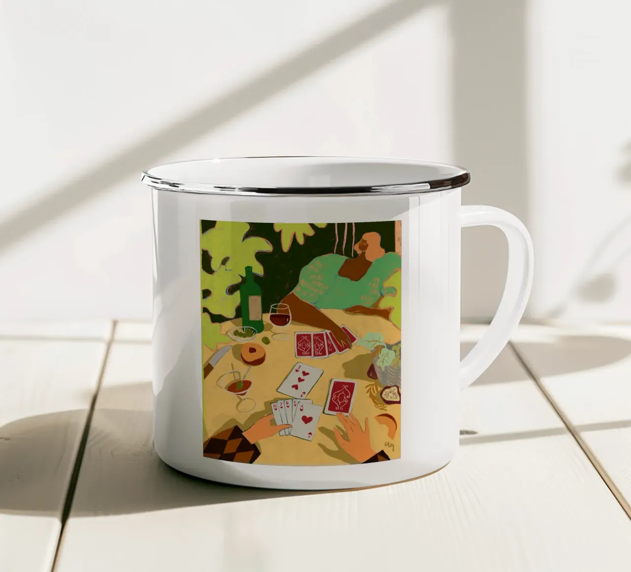 Il gioco della vita tazza in smalto da Arty Guava