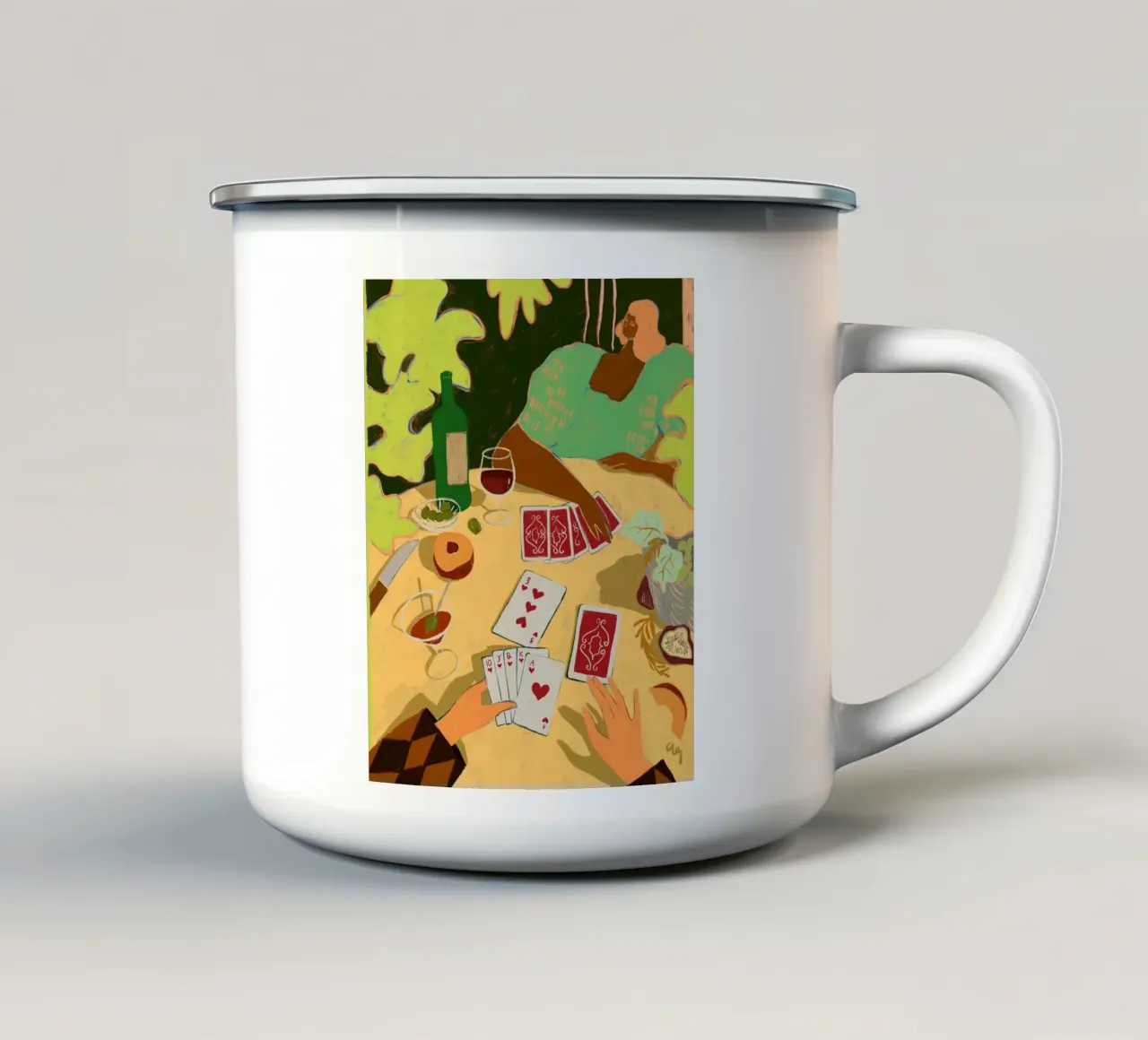 Il gioco della vita tazza in smalto da Arty Guava