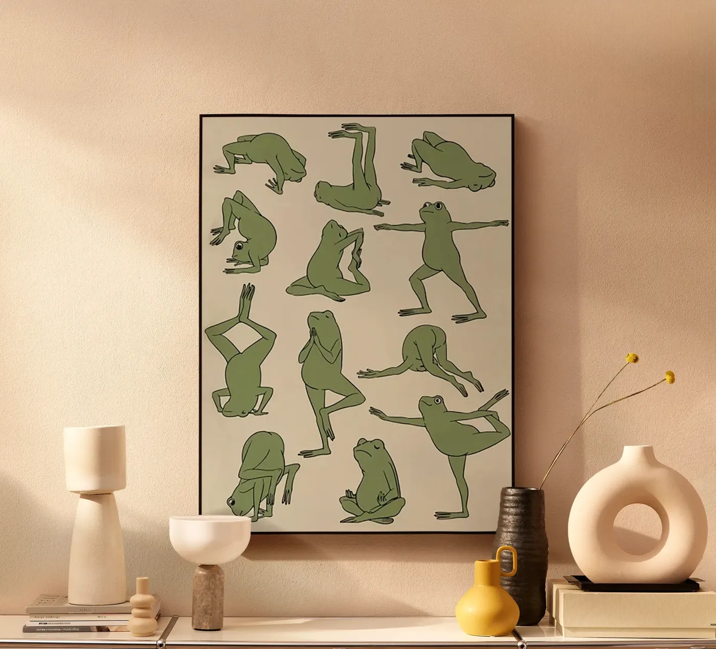 Cute Frog Yoga plexiglass da Jasonheeran