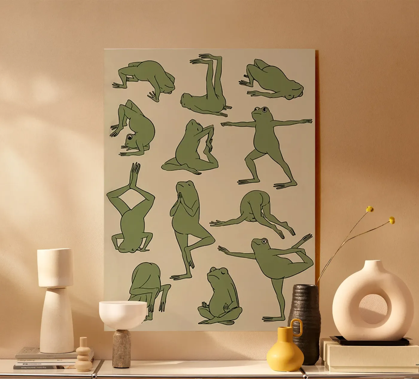 Cute Frog Yoga plexiglass da Jasonheeran