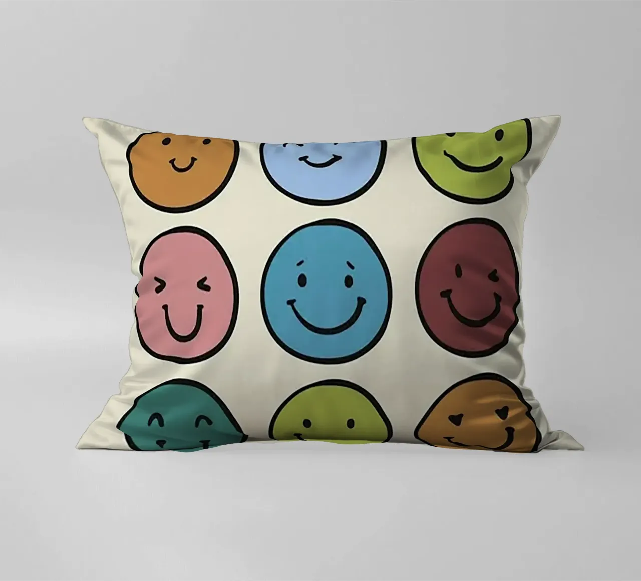 Faccina sorridente cuscino da Jasonheeran