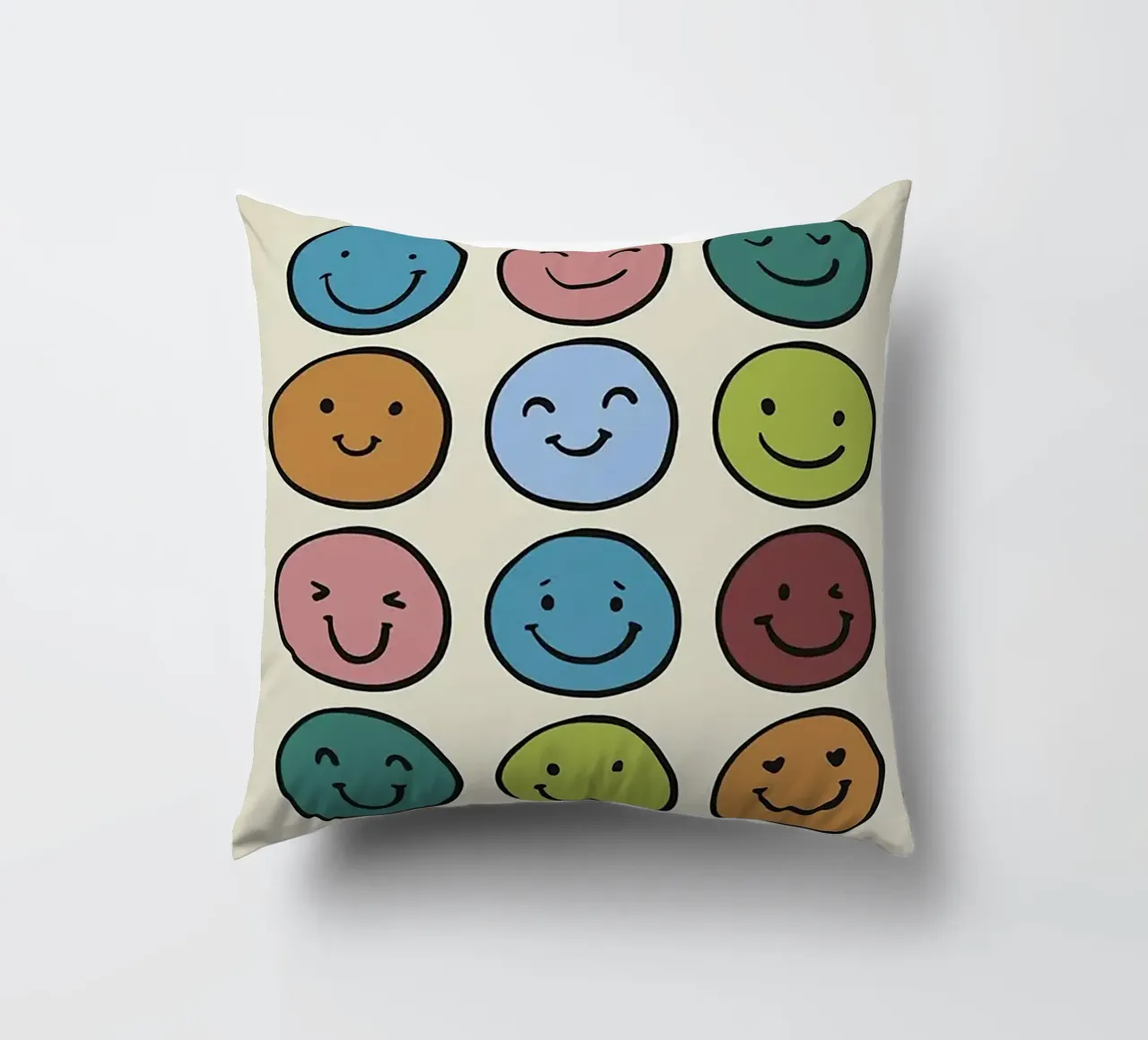 Faccina sorridente cuscino da Jasonheeran