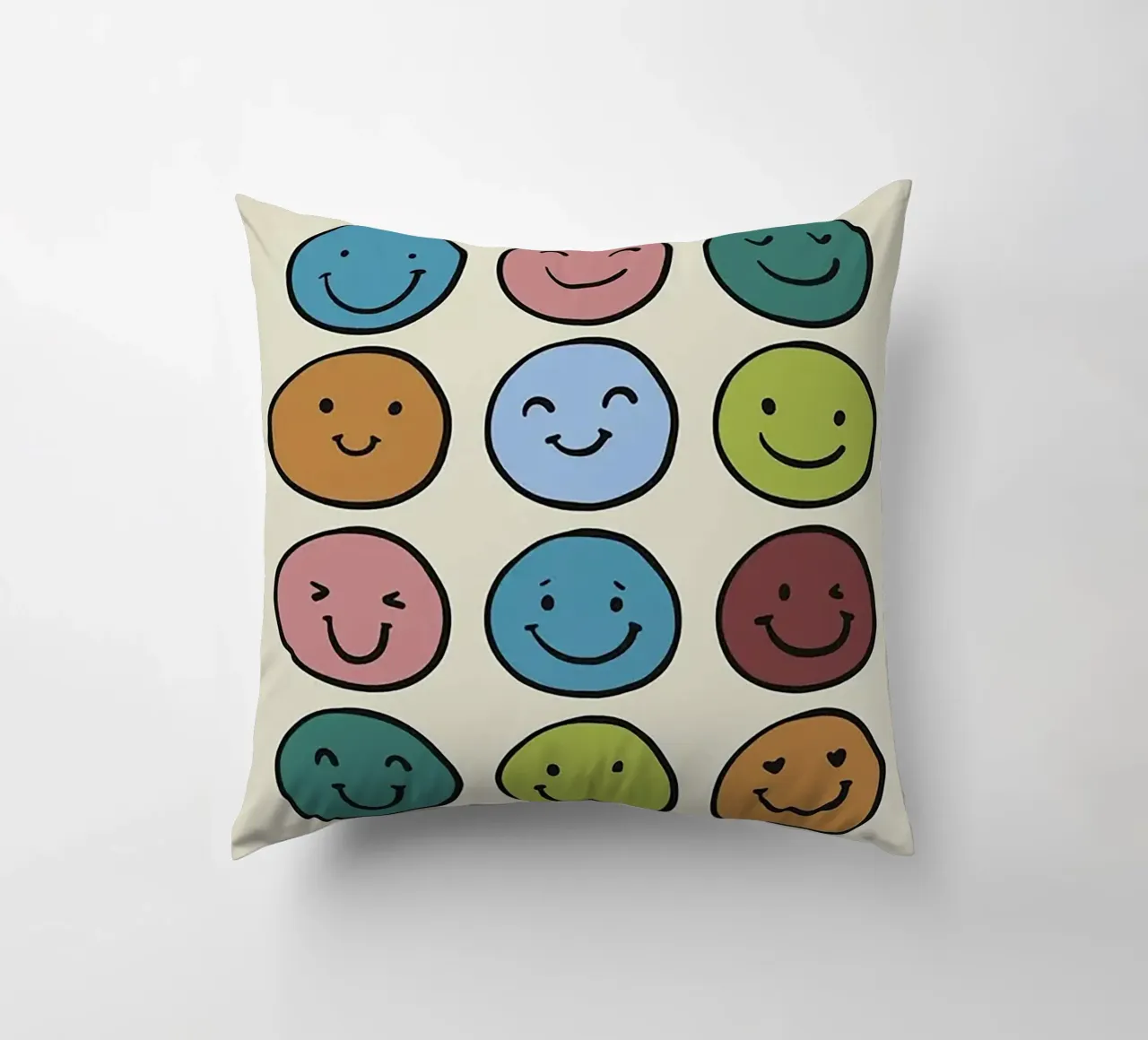 Faccina sorridente cuscino da Jasonheeran