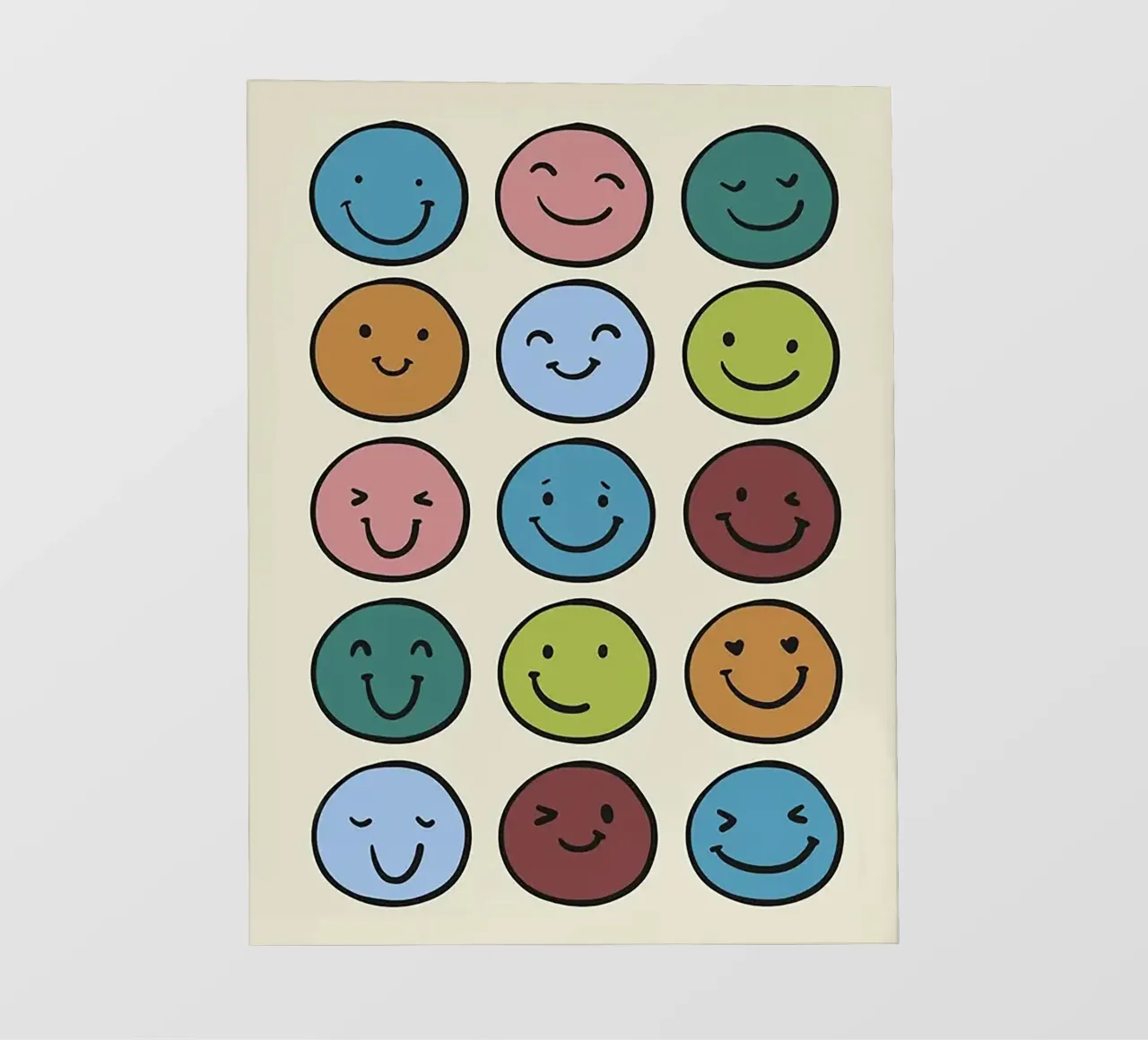 Faccina sorridente telo in pvc da Jasonheeran