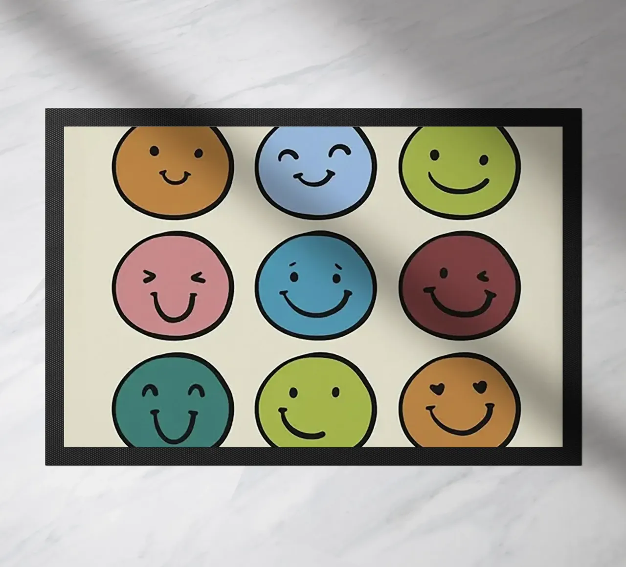 Faccina sorridente zerbino da Jasonheeran