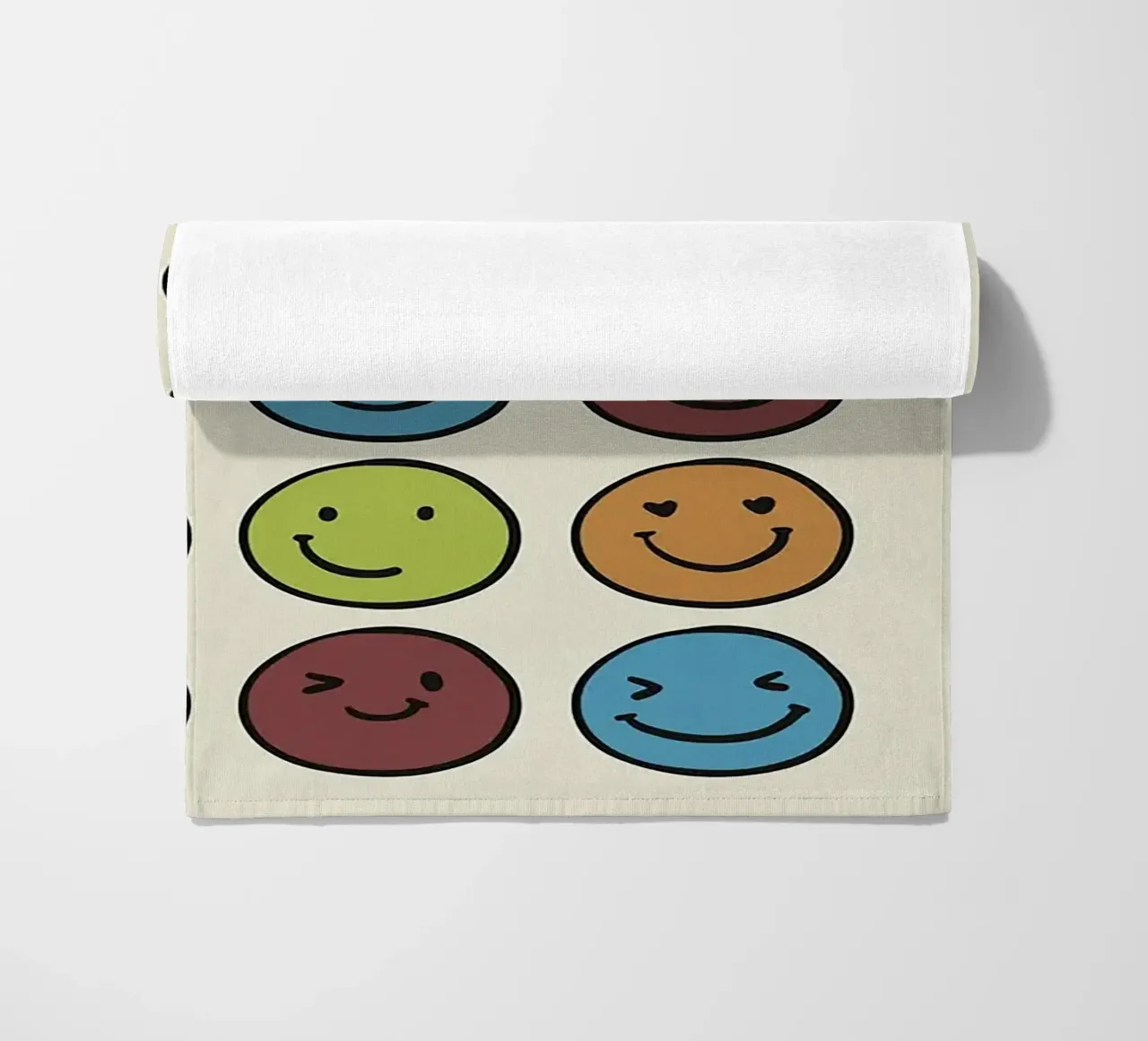 Faccina sorridente telo mare da Jasonheeran