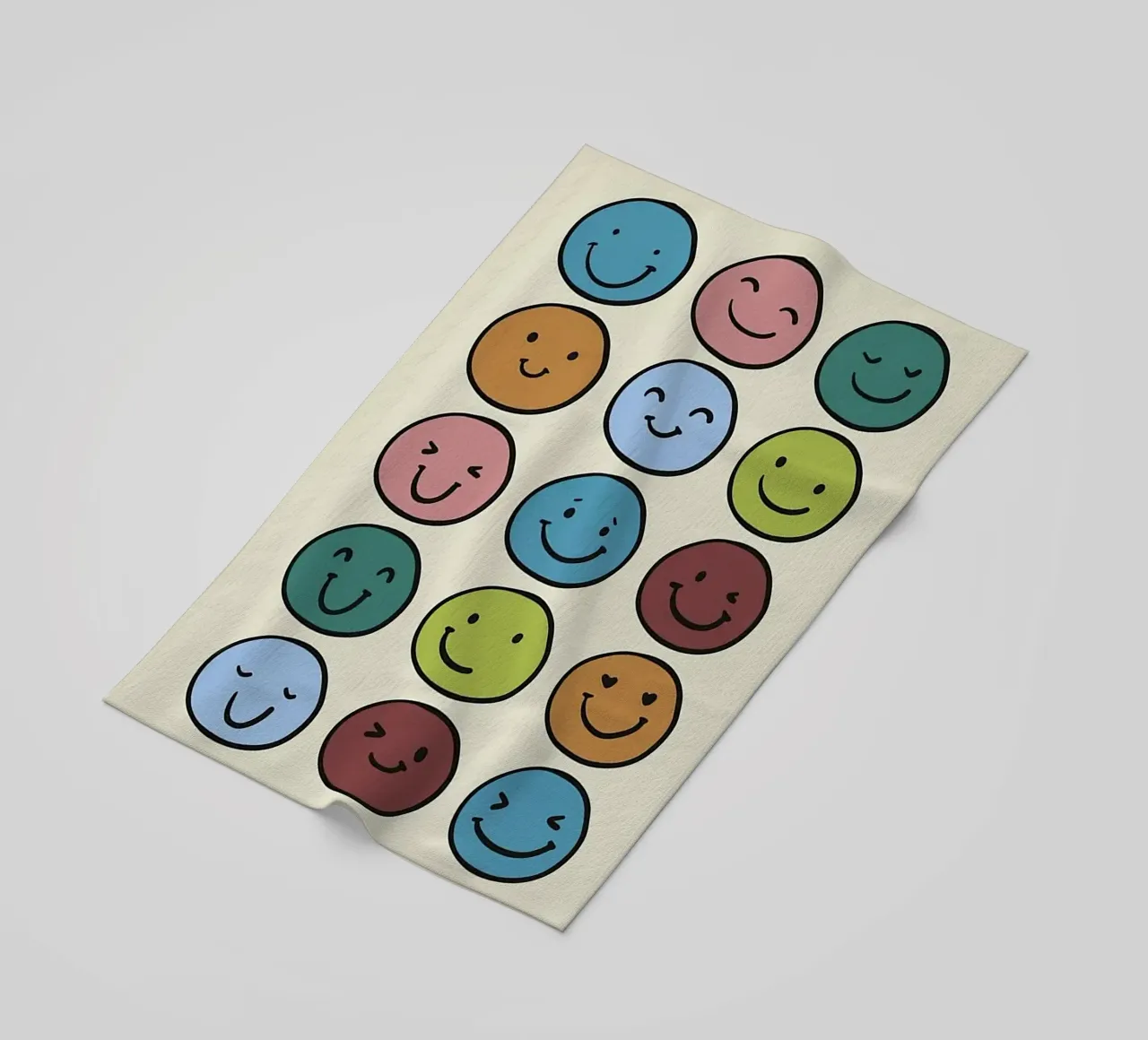 Faccina sorridente telo mare da Jasonheeran