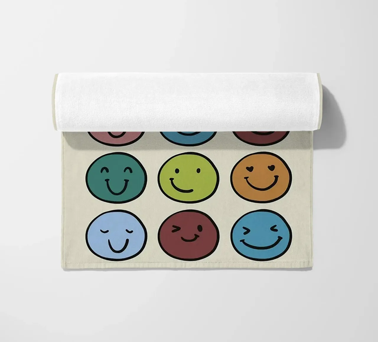 Faccina sorridente telo mare da Jasonheeran
