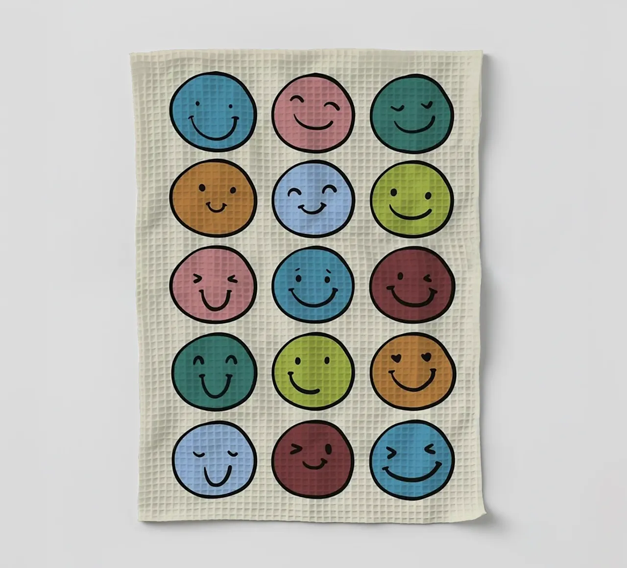 Faccina sorridente canovaccio da cucina da Jasonheeran