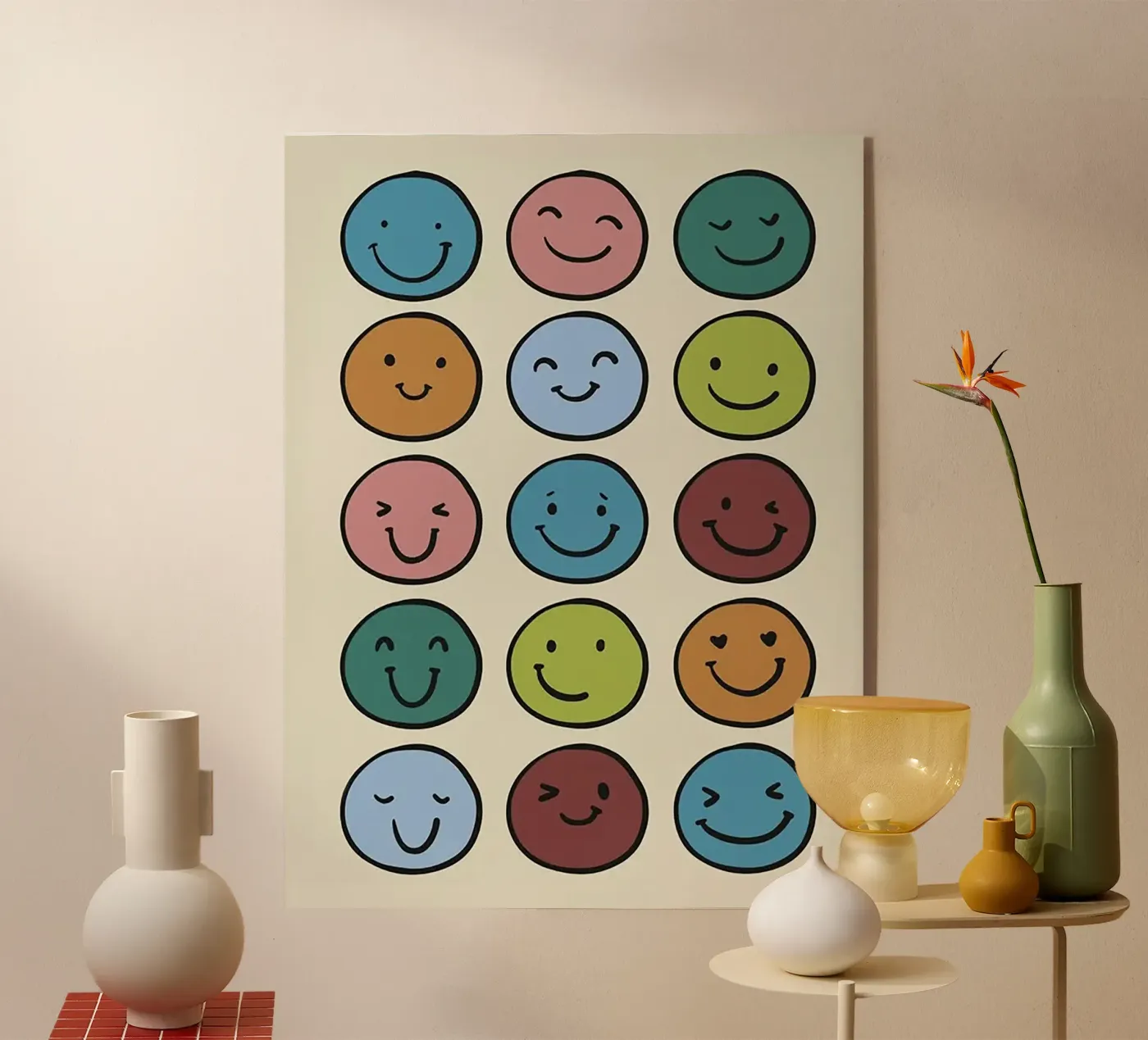 Cute Smiley Face plexiglas de Jasonheeran