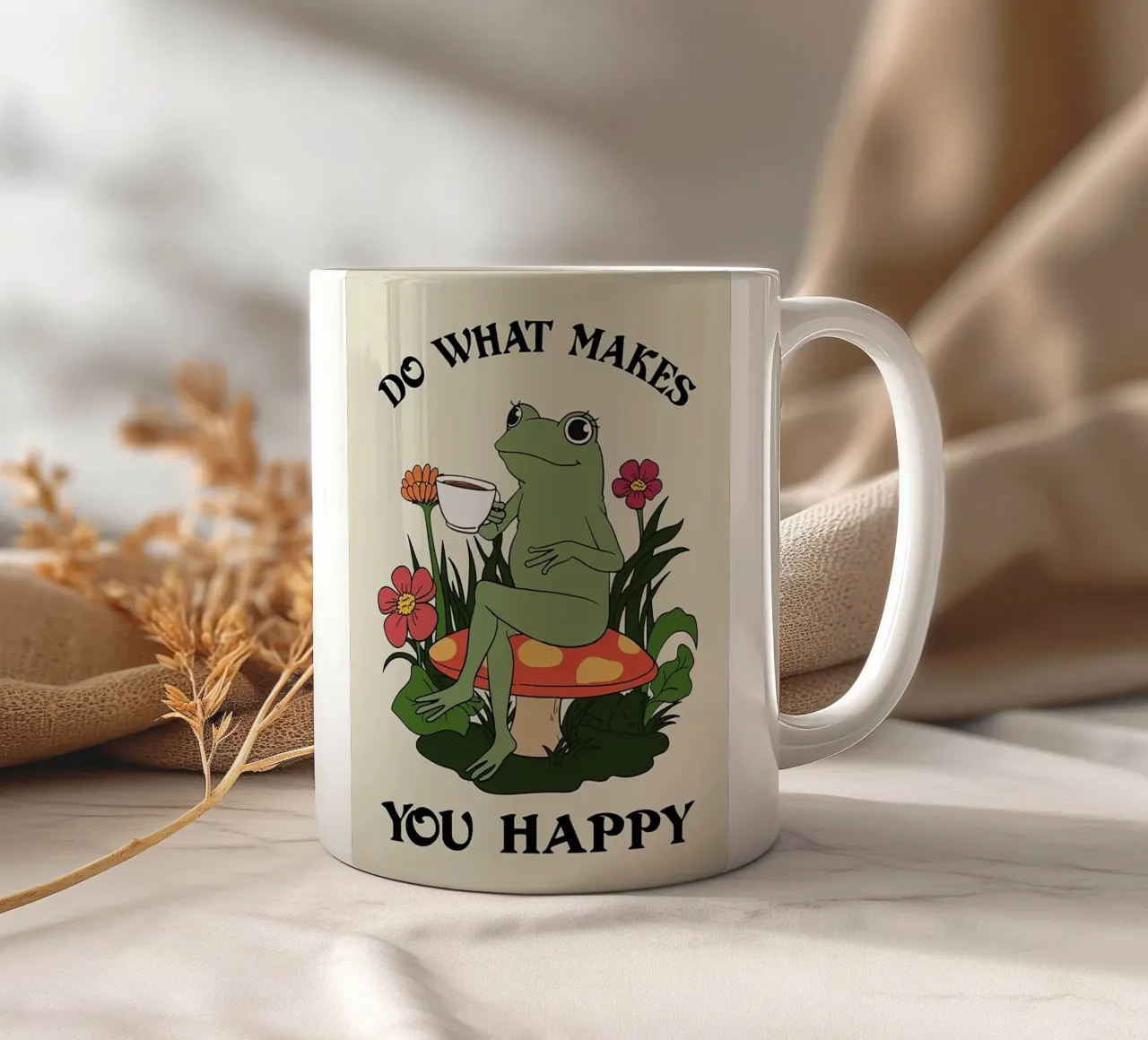 Fate ciò che vi rende felici tazza in ceramica da Jasonheeran