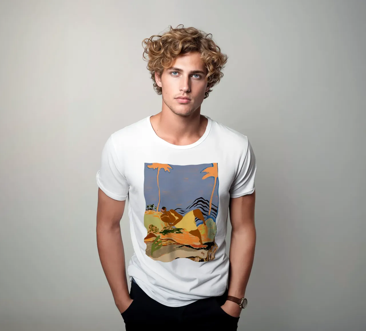 Ciao dall'altro lato t-shirt da Arty Guava