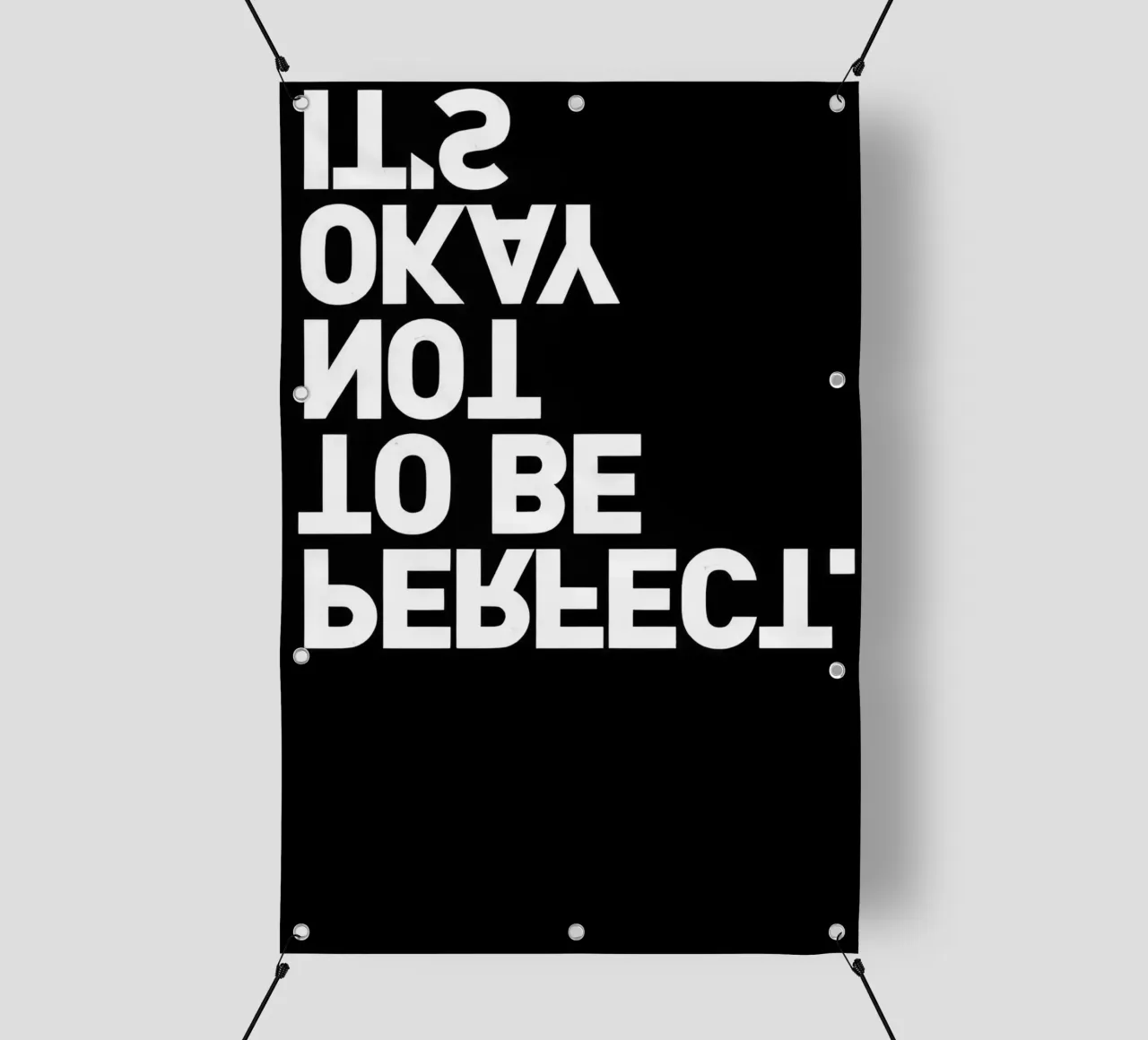 Va bene non essere perfetti telo in pvc da joy leonard
