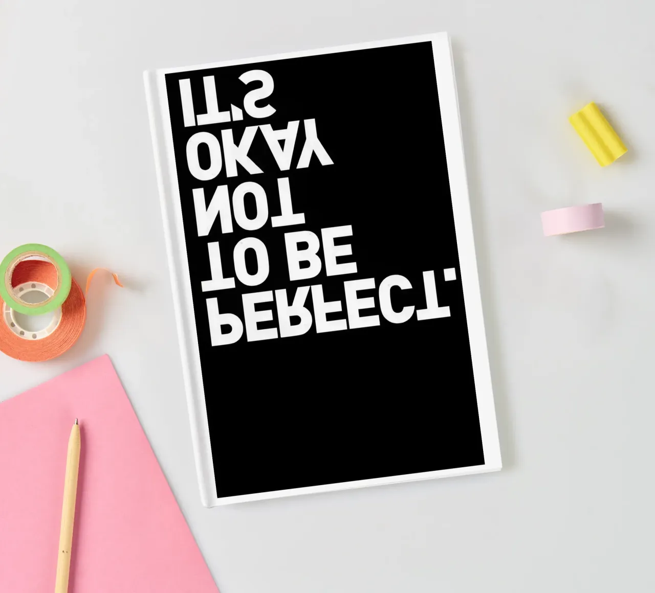 Es ist okay, nicht perfekt zu sein Notizbuch von joy leonard