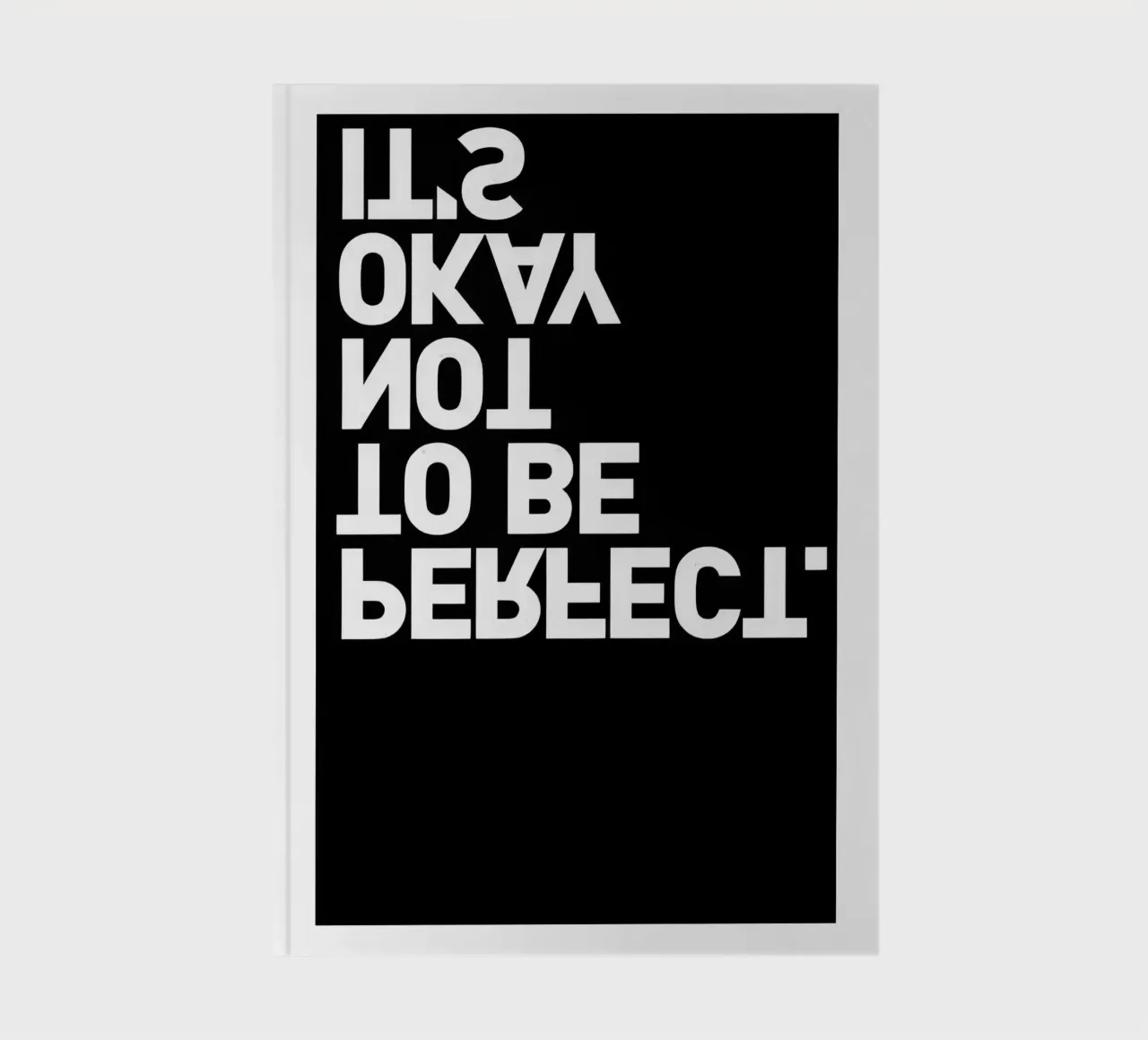 Es ist okay, nicht perfekt zu sein Notizbuch von joy leonard