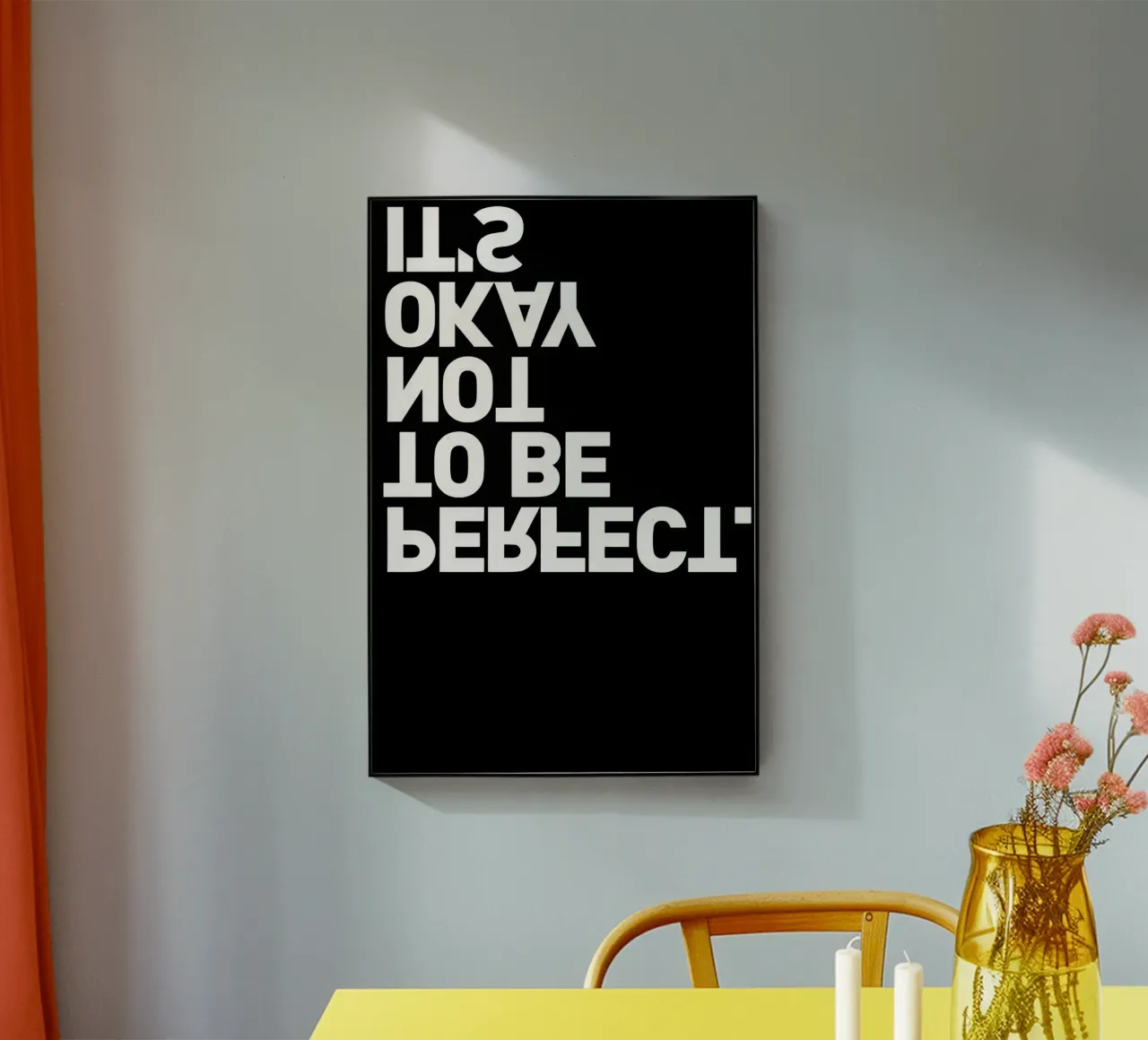 Va bene non essere perfetti plexiglass da joy leonard