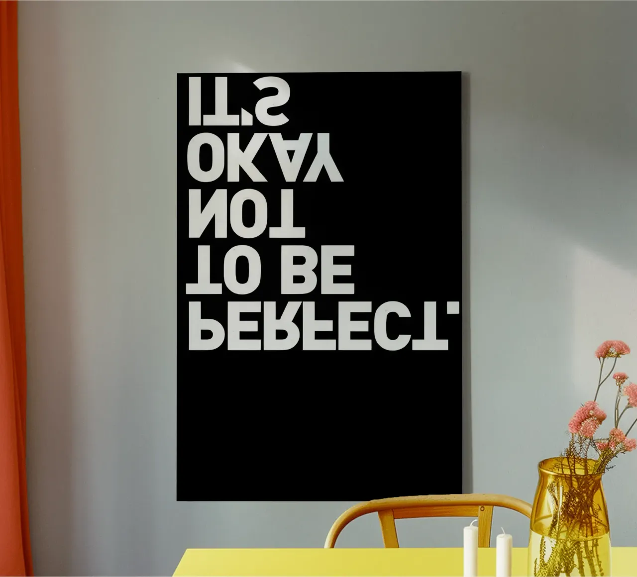 Va bene non essere perfetti tela da joy leonard