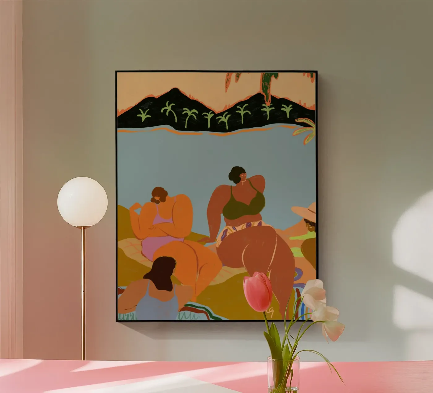 Eternal Summer acrylic glass by Arty Guava