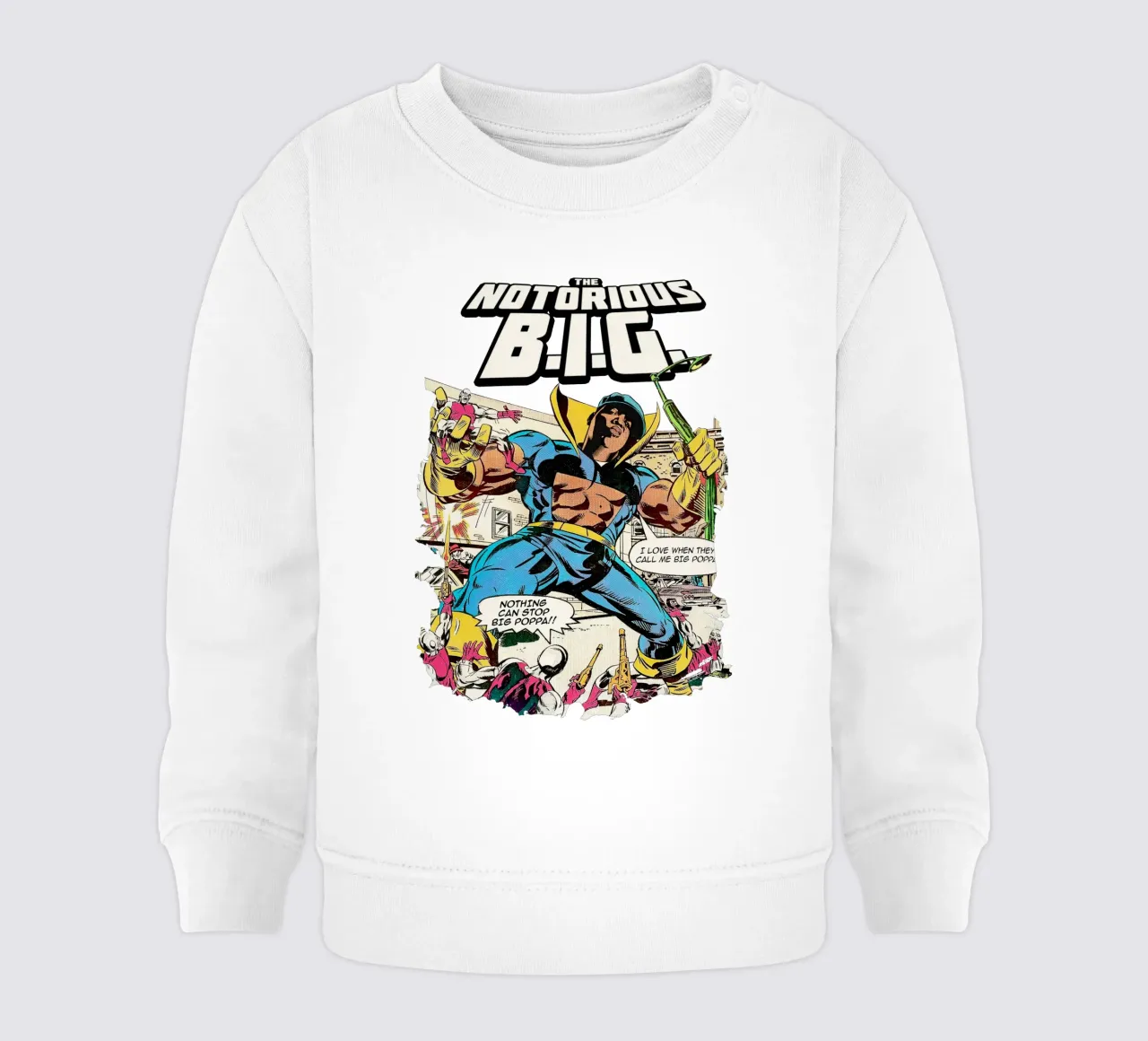 Dangerous Poppa baby sweatshirt by Ads Libitum