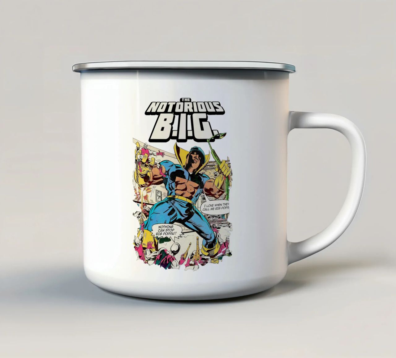 Dangerous Poppa tazza in smalto da Ads Libitum