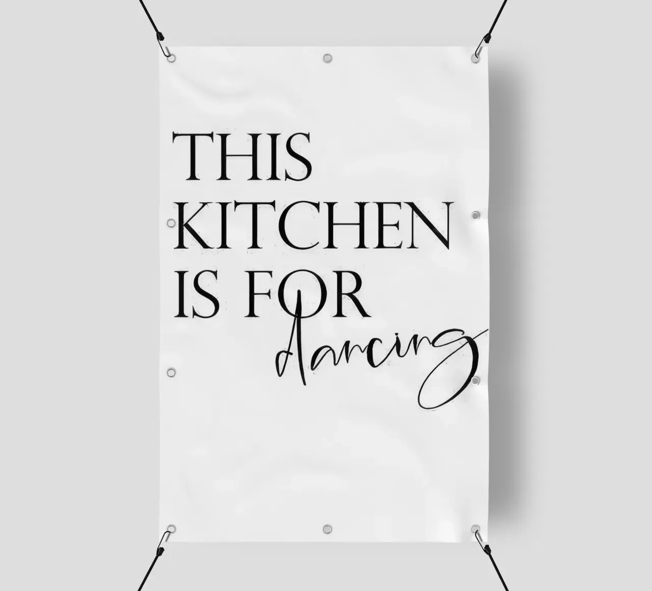 Questa cucina è per ballare telo in pvc da joy leonard
