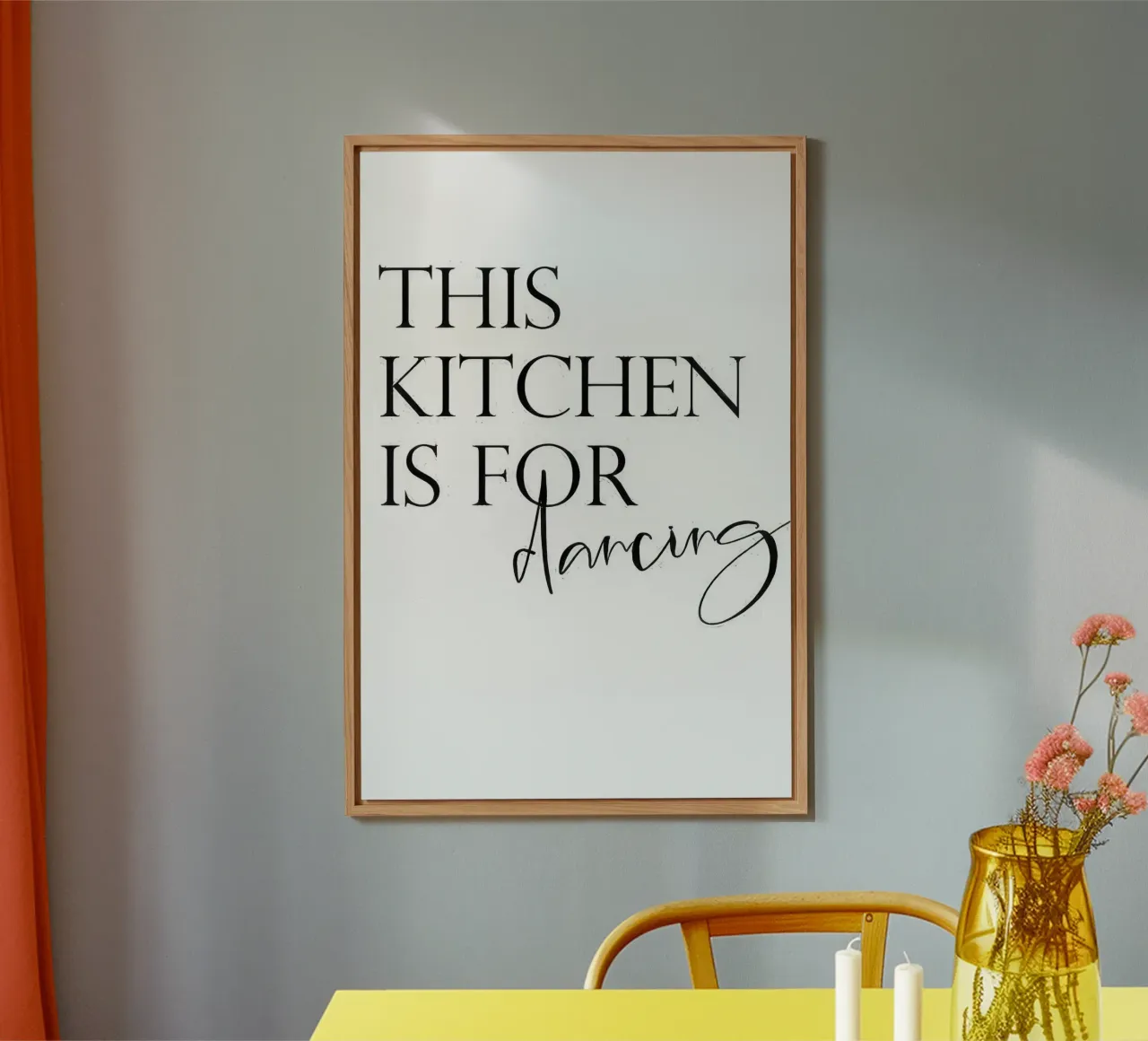 Questa cucina è per ballare alluminio dibond da joy leonard