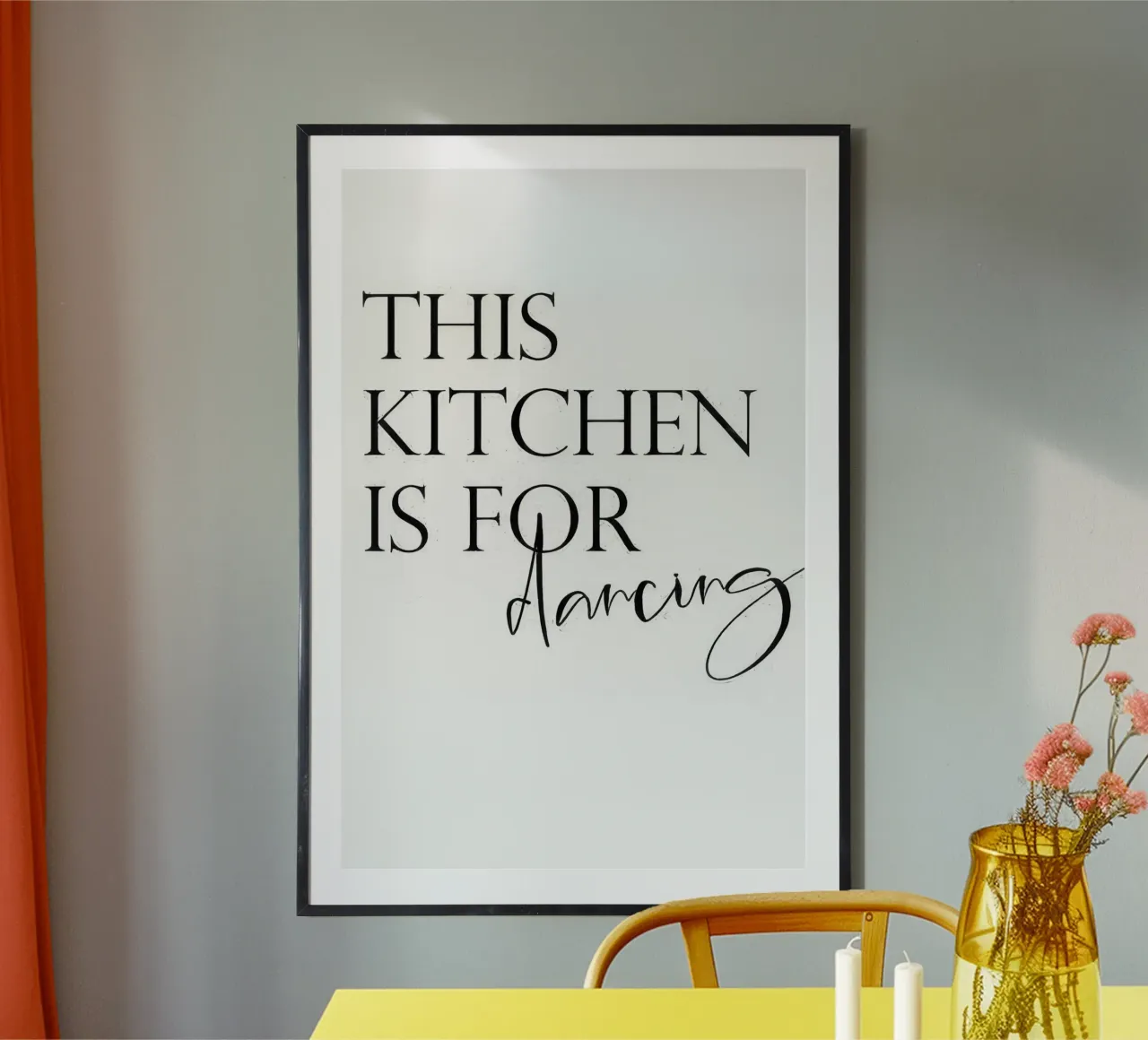 Questa cucina è per ballare carta hahnemühle da joy leonard
