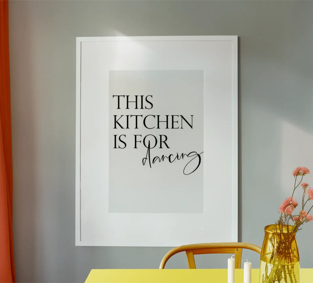 Questa cucina è per ballare carta hahnemühle da joy leonard