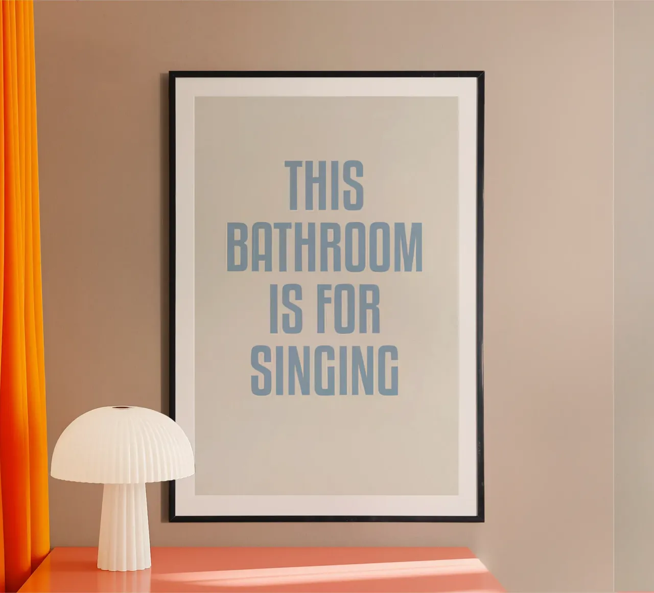 Questo bagno è per cantare carta hahnemühle da joy leonard