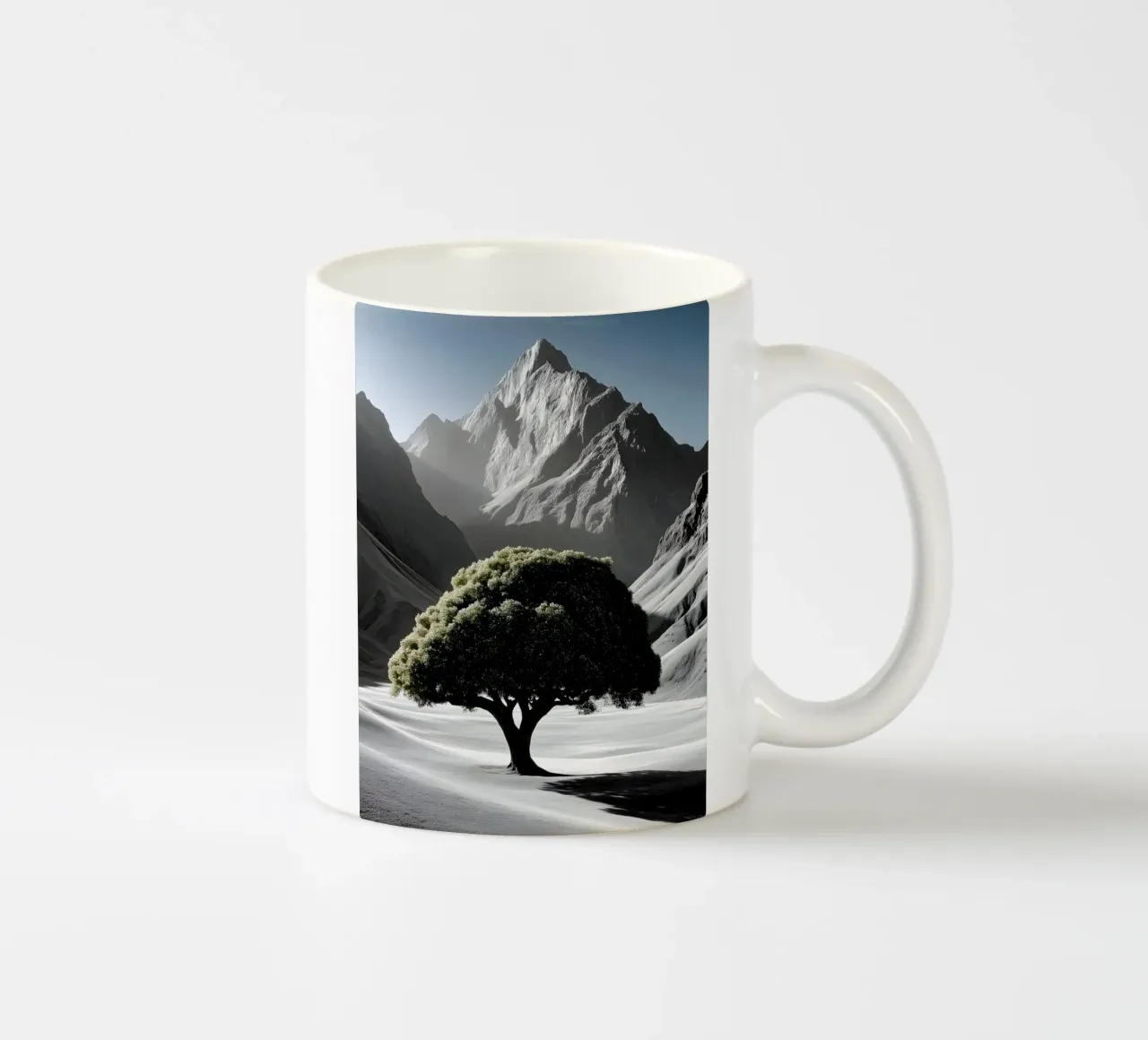 Solitudine in contrasto tazza in ceramica da luxi&lace