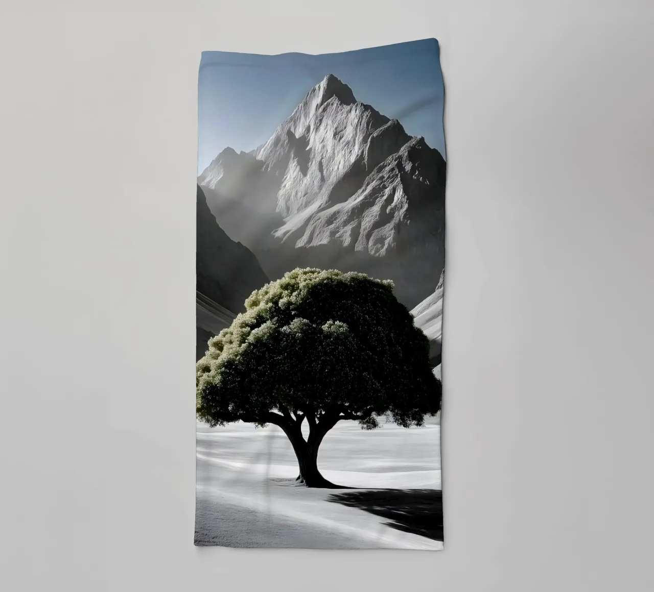 Solitude in Contrast towel by luxi&lace