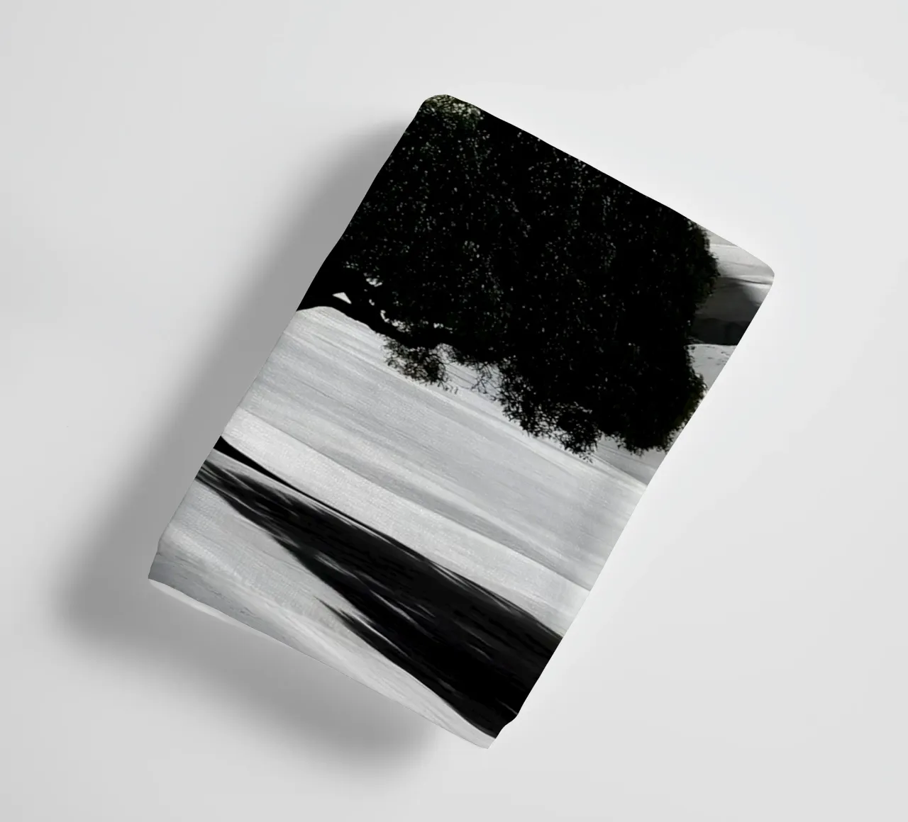Solitude in Contrast towel by luxi&lace