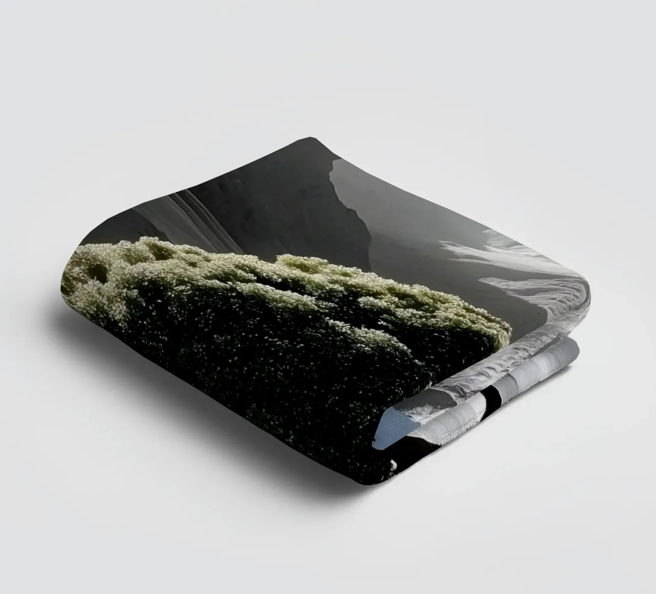 Solitude in Contrast towel by luxi&lace