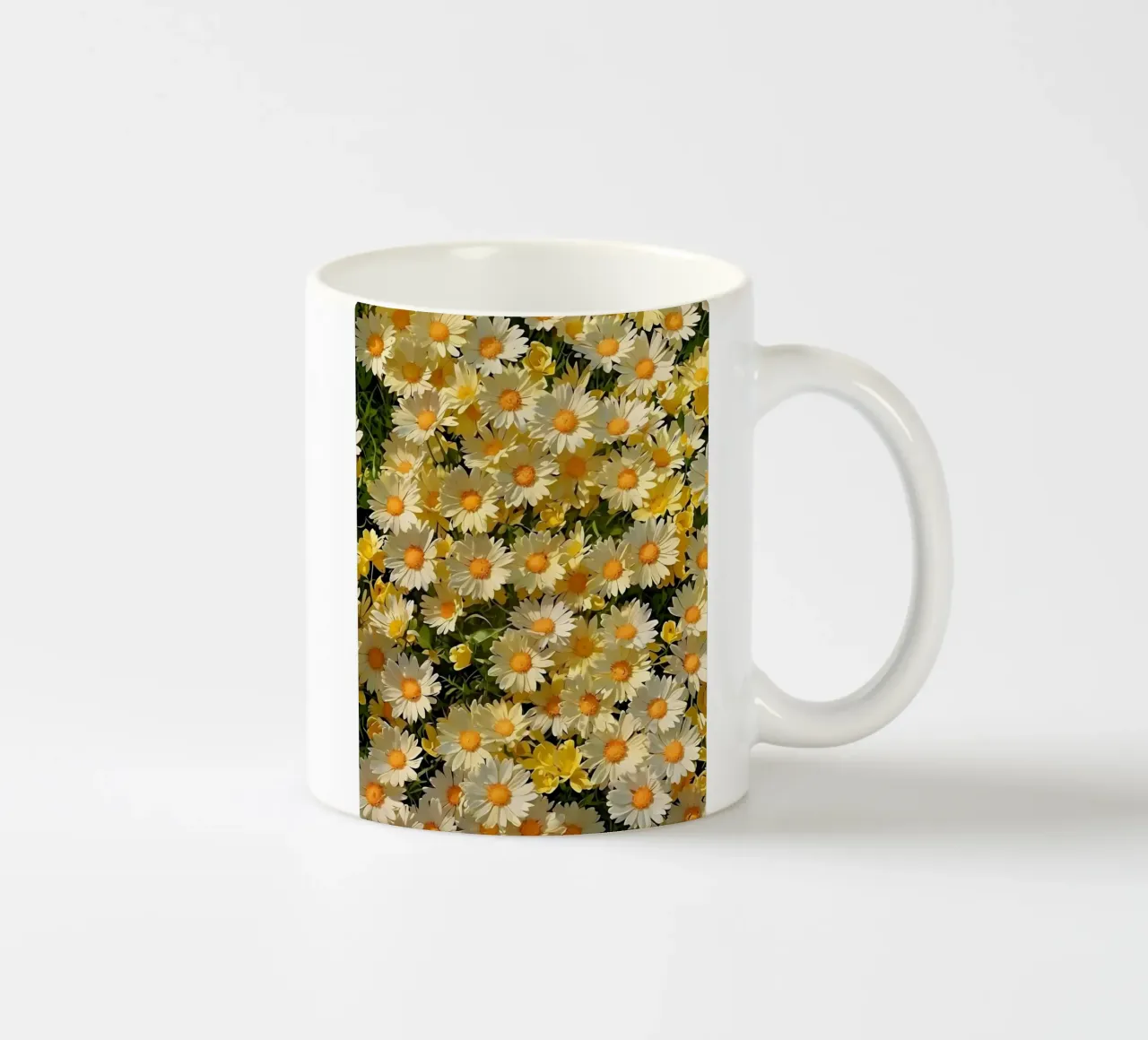Campo di margherite assolate tazza in ceramica da luxi&lace