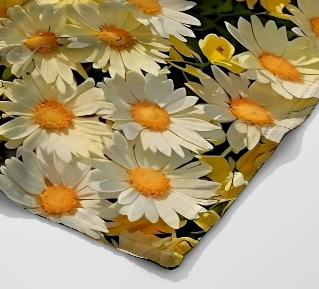 Campo di margherite assolate coperta in pile da luxi&lace
