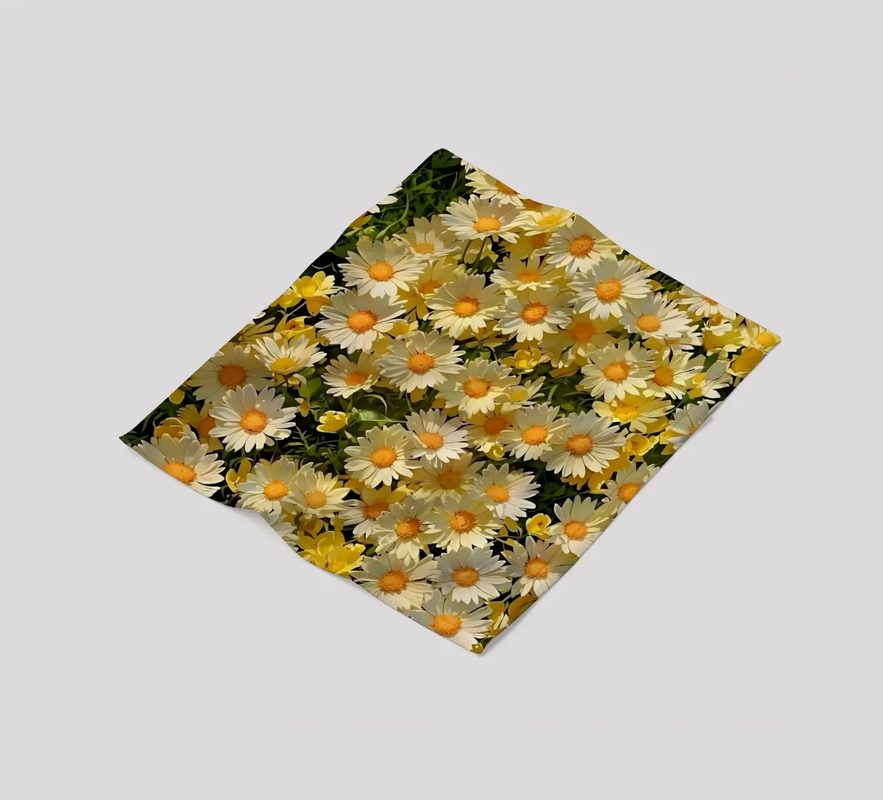Campo di margherite assolate coperta in pile da luxi&lace