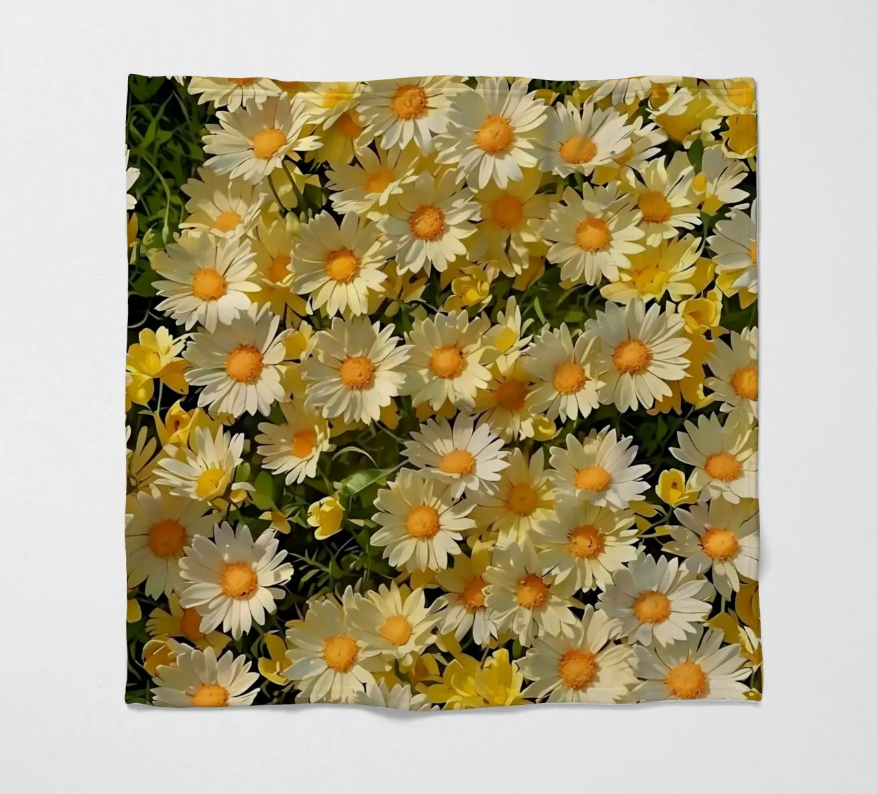 Campo di margherite assolate coperta in pile da luxi&lace