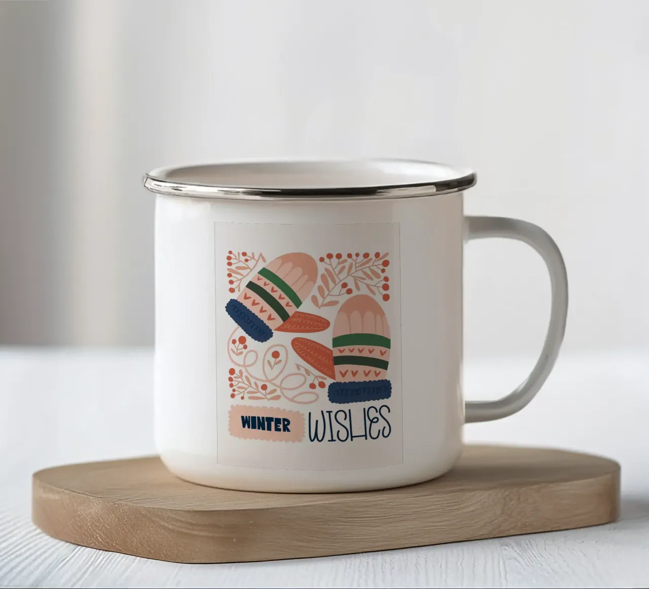 Buon Natale tazza in smalto da Tory
